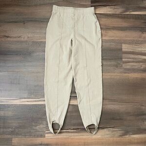 Vintage Jaclyn Smith Classics Tan Stirrup Center Seam Pants Size Medium
